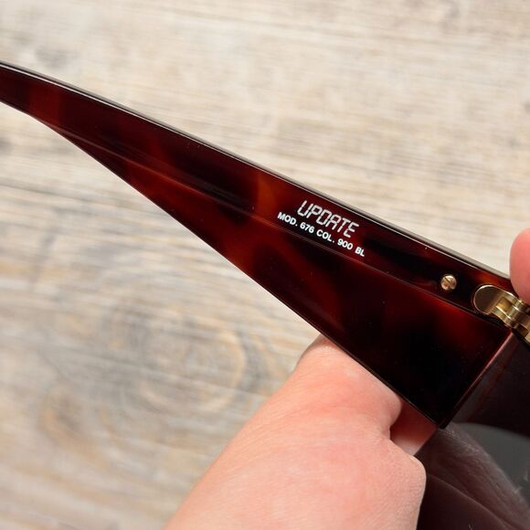 Vintage Gianni Versace Shield Sunglasses Blue Visor 1990s Y2K MOD 676 COL 900 BL main image 11